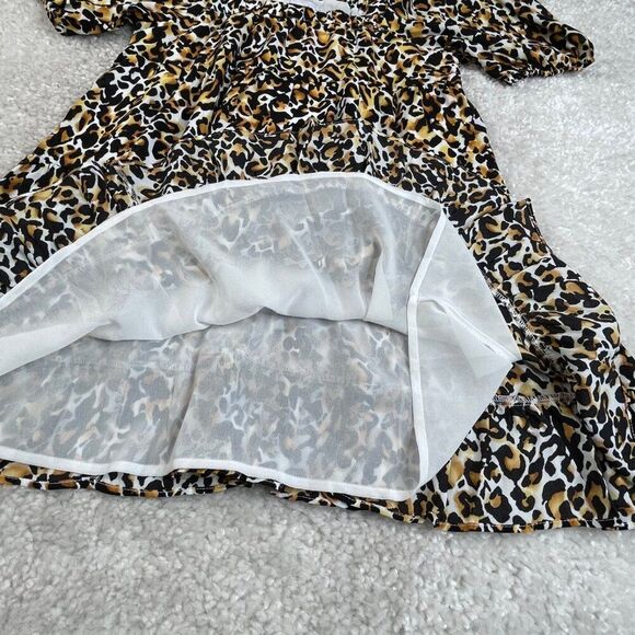 Buddy Love Becca Babydoll Dress Animal Print Allycat NEW - Picture 9 of 13